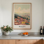 Colors Of Bogotá poster visad rakt fram – Bozetto affisch i hög tryckkvalitet i hög tryckkvalitet