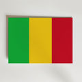 Mali National Flag Poster – modern konst och stilren konsttryck för hemmet hos Bozetto