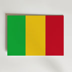 Mali National Flag Poster – modern konst och stilren konsttryck för hemmet hos Bozetto