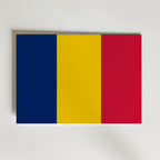Chad National Flag Poster – modern konst och stilren konsttryck för hemmet hos Bozetto