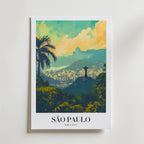 Echoes Of São Paulo – stilfullt konsttryck från Bozetto, tryckt på matt finpapper