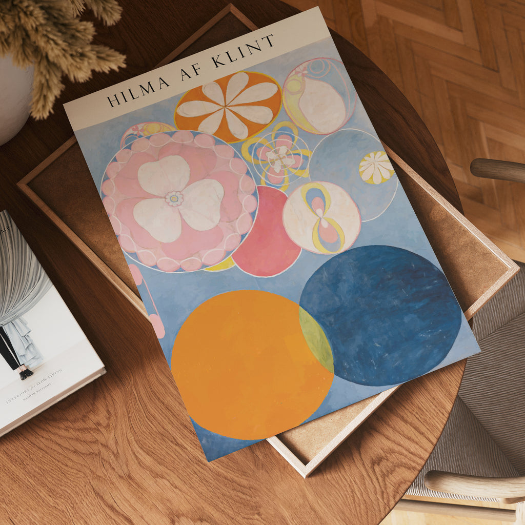 Hilma af Klint Circles of – affisch med stilfullt motiv från Bozetto i hög kvalitet