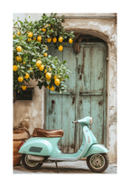 Italian Vespa – affisch med snyggt motiv, köp enkelt hos Bozetto i flera storlekar