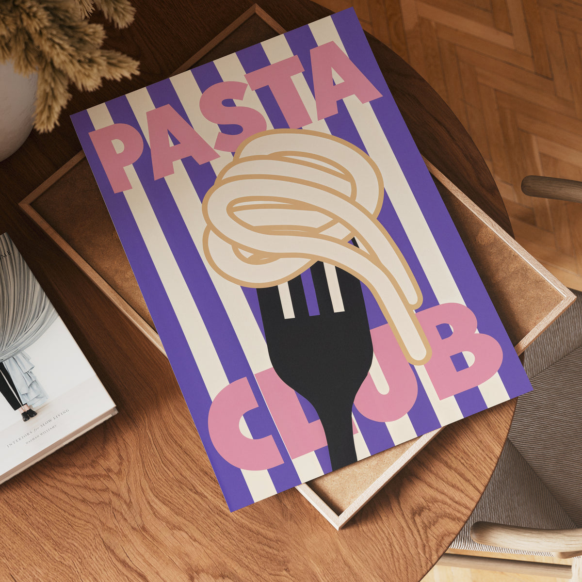Playful Pasta Art – affisch med snyggt motiv, köp enkelt hos Bozetto i flera storlekar