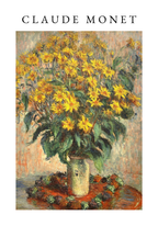 Claude Monet Bouquet Of poster visad rakt fram – Bozetto affisch i hög tryckkvalitet