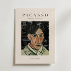Picasso Somber Self Portrait – stilfullt konsttryck från Bozetto, tryckt på matt finpapper