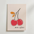 Mon Chéri Cherries – stilfullt konsttryck från Bozetto, tryckt på matt finpapper
