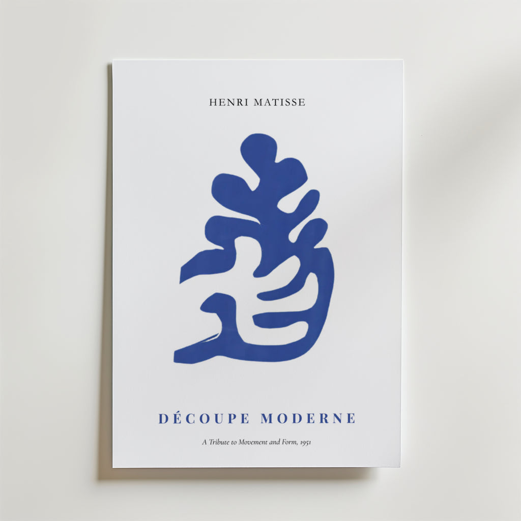Matisse Decoupe Moderne – stilfullt konsttryck från Bozetto, tryckt på matt finpapper