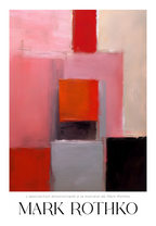 Depth Between Lines Mark Rothko – stilfullt konsttryck från Bozetto, tryckt på matt finpapper