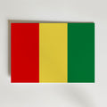 Guinea National Flag Poster – modern konst och stilren konsttryck för hemmet hos Bozetto