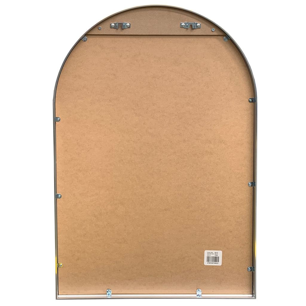 Sävelången – Valvspegel med svart metallram 50 × 75 cm