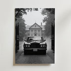 Vintage Rolls Royce – stilfullt konsttryck från Bozetto, tryckt på matt finpapper