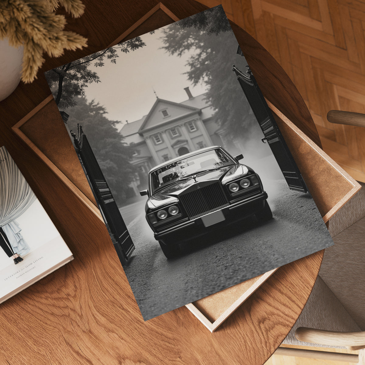 Vintage Rolls Royce – affisch med snyggt motiv, köp enkelt hos Bozetto i flera storlekar