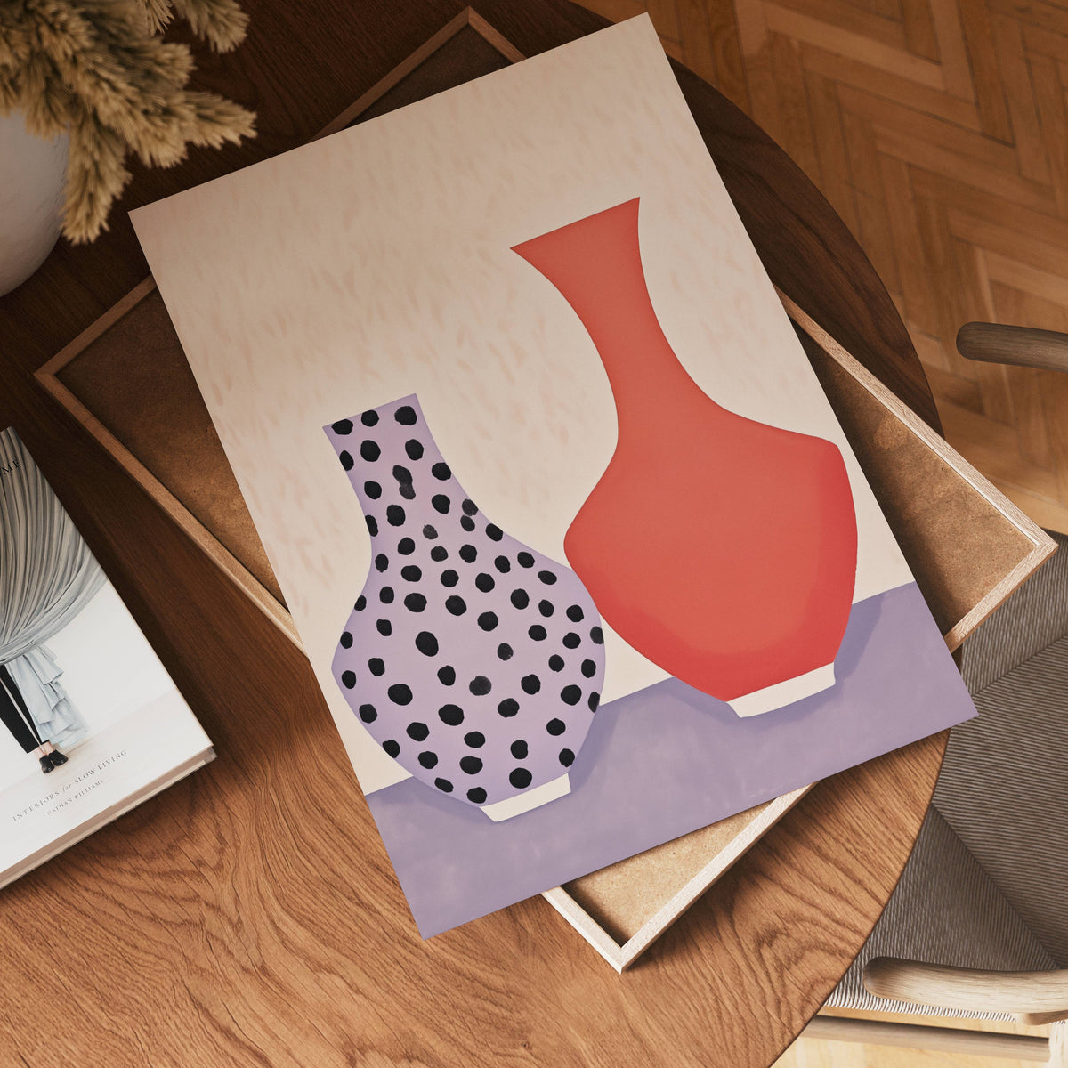Playful Vases poster visad rakt fram – Bozetto affisch i hög tryckkvalitet i hög tryckkvalitet