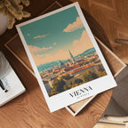 Golden Afternoon In Vienna – affisch med stilfullt motiv från Bozetto i hög kvalitet