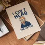 Van Gogh Can’t Hear – affisch med snyggt motiv, köp enkelt hos Bozetto i flera storlekar
