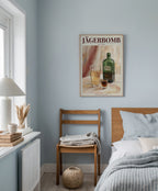 Jägerbomb poster i stilrent hem med modern inredning – köp enkelt hos Bozetto i hög kvalitet