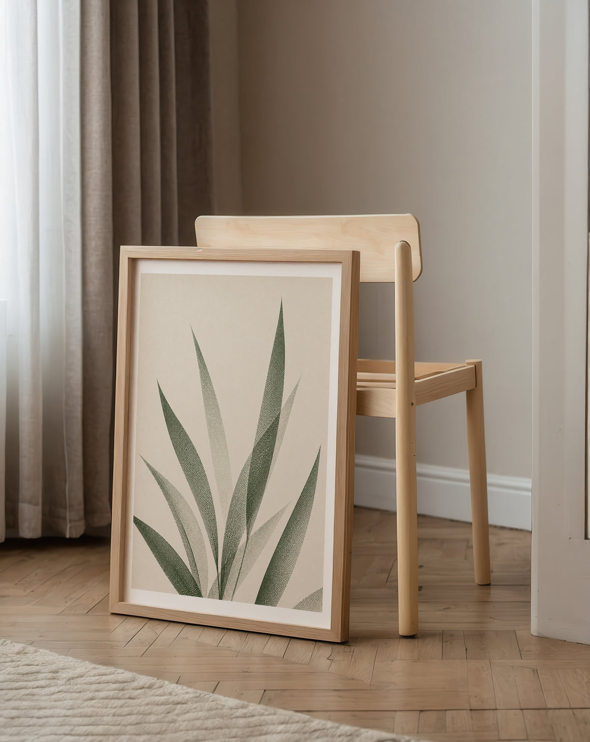 Stippled Blades poster i stilrent hem med modern inredning – köp enkelt hos Bozetto