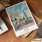 York Sunset Boulevard poster visad rakt fram – Bozetto affisch i hög tryckkvalitet
