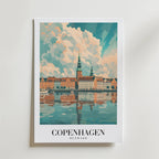 Reflections Of Copenhagen – stilfullt konsttryck från Bozetto, tryckt på matt finpapper