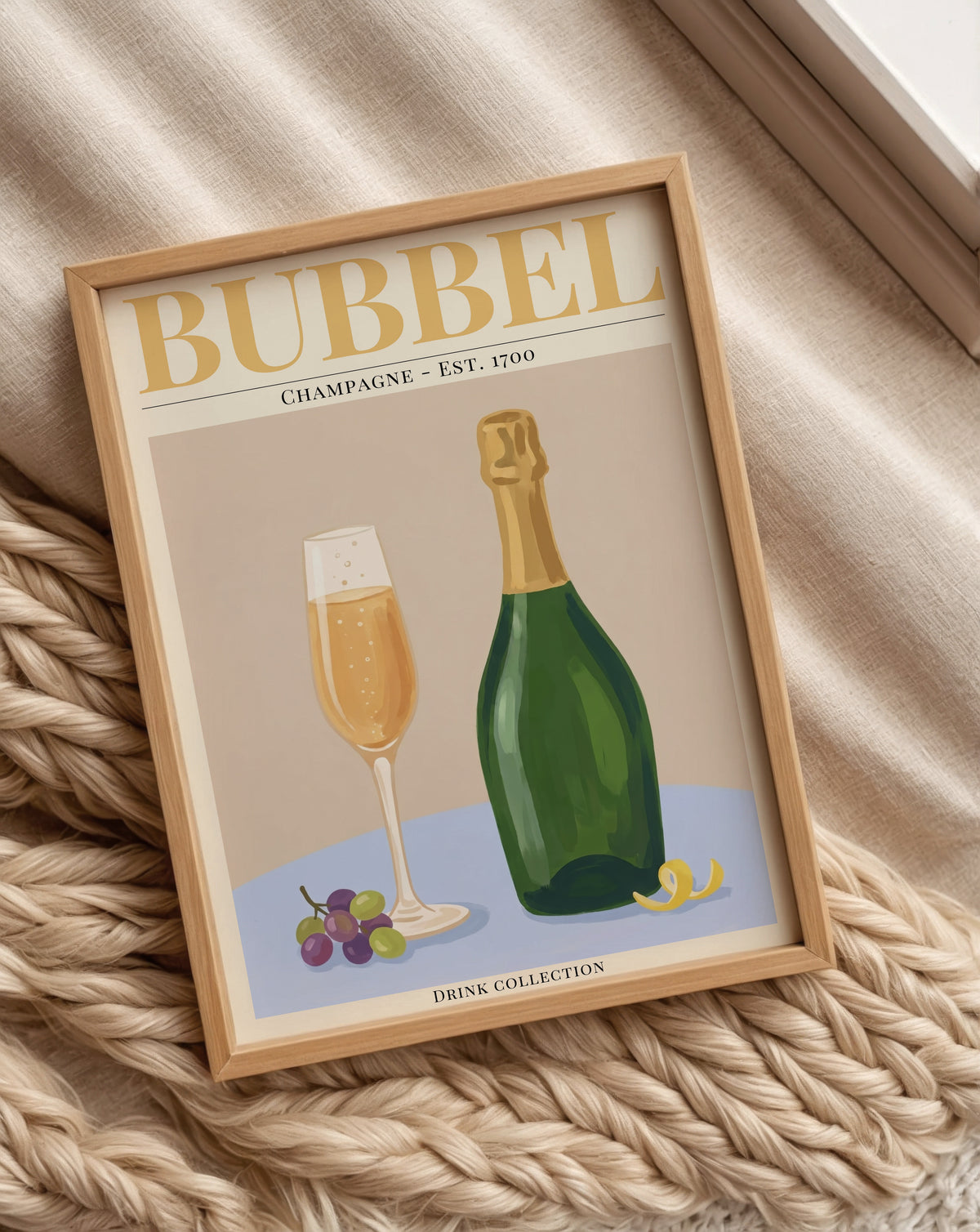 Bubbel poster i stilrent hem med modern inredning – köp enkelt hos Bozetto i hög kvalitet