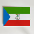 Equatorial Guinea National Flag Poster – modern konst och stilren konsttryck för hemmet hos Bozetto