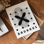 Bauhaus Abstract Bloom poster visad rakt fram – Bozetto affisch i hög tryckkvalitet