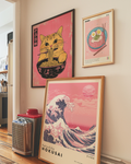 Bundle 3-pack Pink Tokyo Trio – kuraterad postercollection som lyfter hemmet hos Bozetto