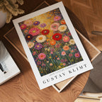 Gustav Klimt Floral Reverie – affisch med stilfullt motiv från Bozetto i hög kvalitet