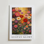 Gustav Klimt Floral Reverie – stilfullt konsttryck från Bozetto, tryckt på matt finpapper