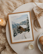 Alpine Retreat Essence – affisch med stilfullt motiv från Bozetto i hög kvalitet