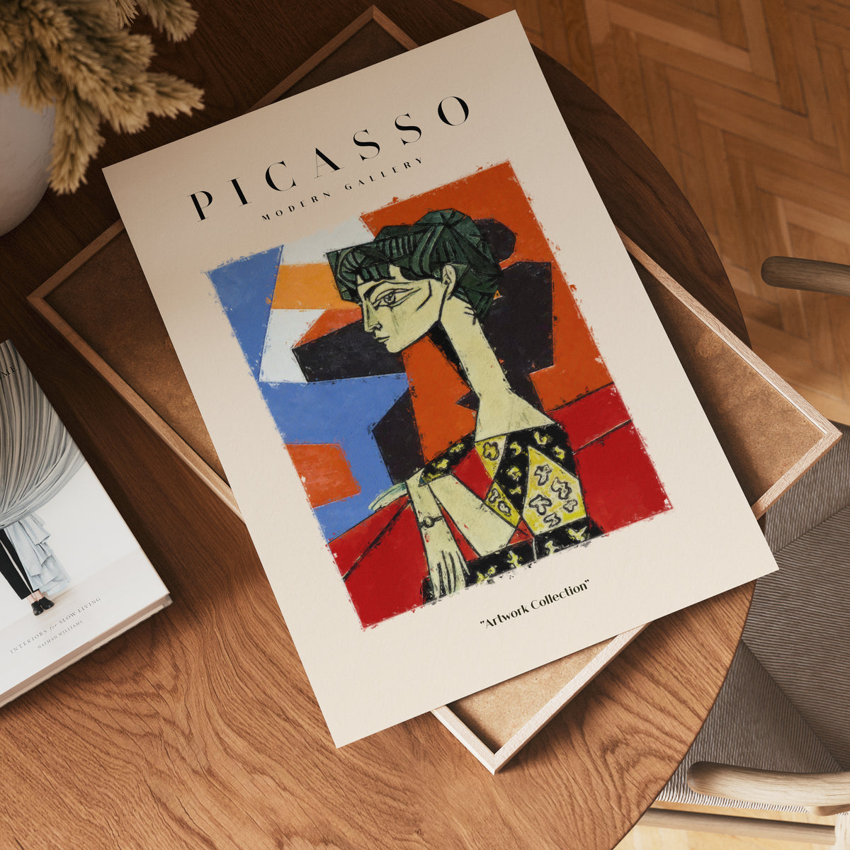 Picasso Modern Line Art – affisch med stilfullt motiv från Bozetto i hög kvalitet