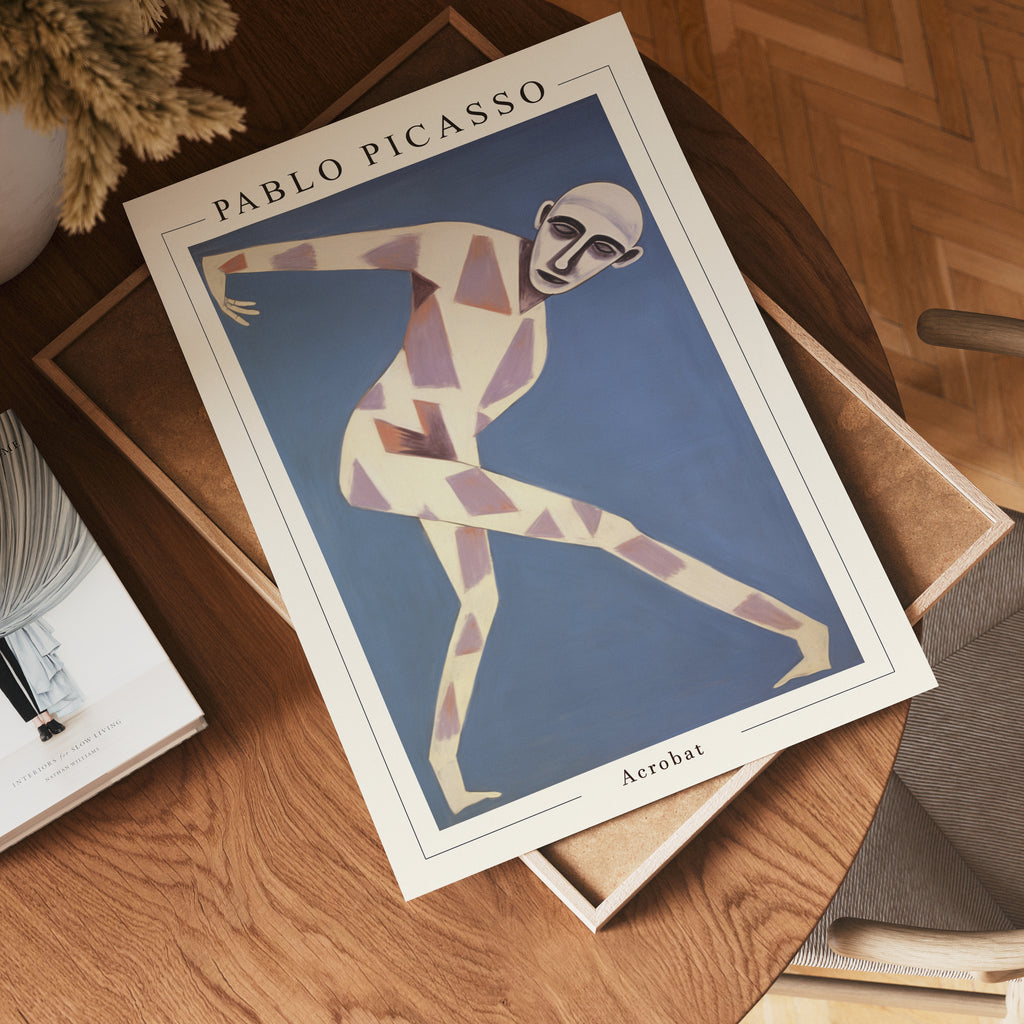 Picasso Circus Performer – affisch med stilfullt motiv från Bozetto i hög kvalitet