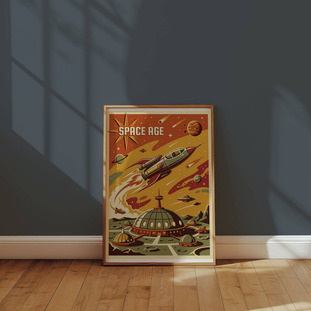 Space Age Poster – i rum 3