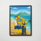 Personlig Poster Simpson - Skapa din egen design