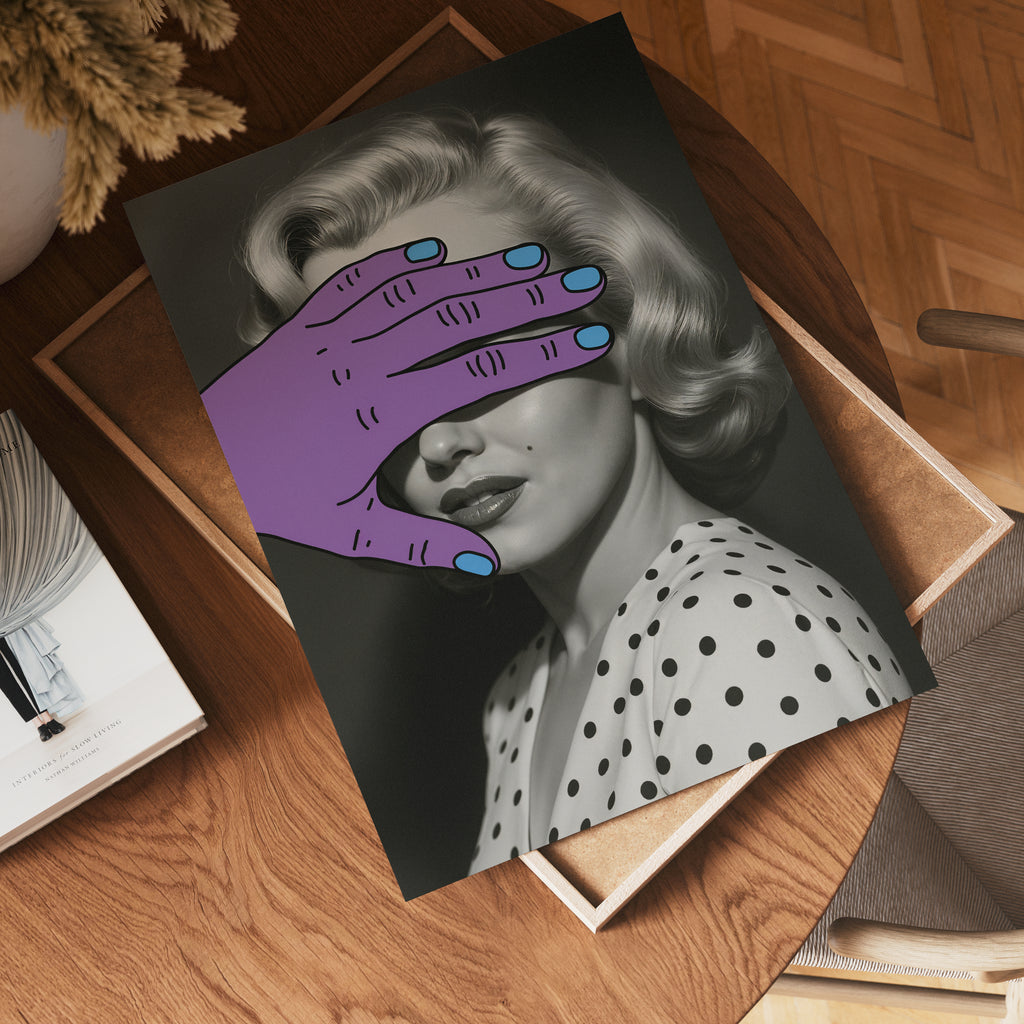Blind Glamour – affisch med snyggt motiv, köp enkelt hos Bozetto i flera storlekar