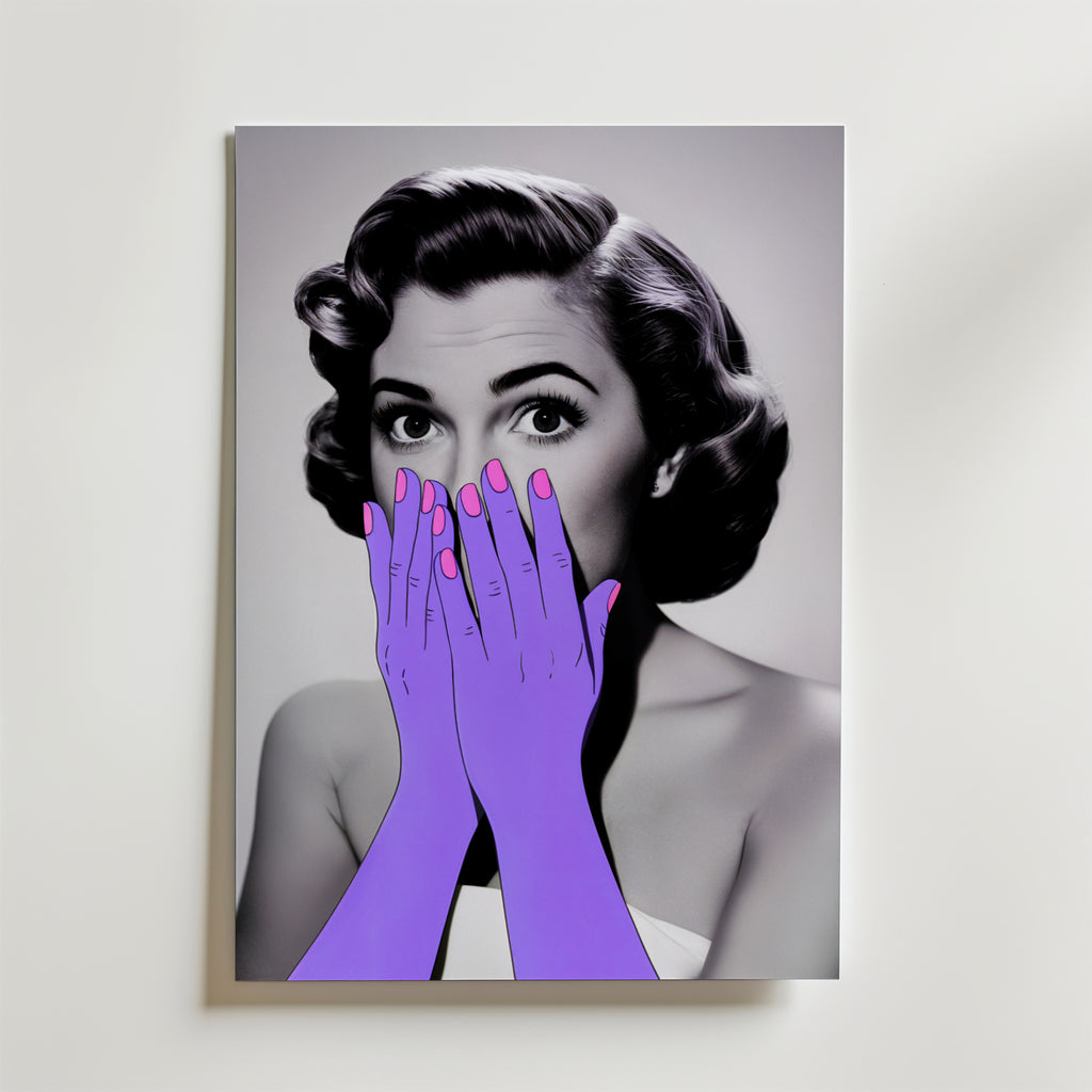 Secret Pop – stilfullt konsttryck från Bozetto, tryckt på matt finpapper i hög tryckkvalitet