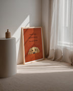 Always Be a Dog Poster med valnötsram