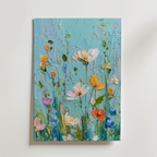 Spring Wildflower Bloom No.2 – stilfullt konsttryck från Bozetto, tryckt på matt finpapper