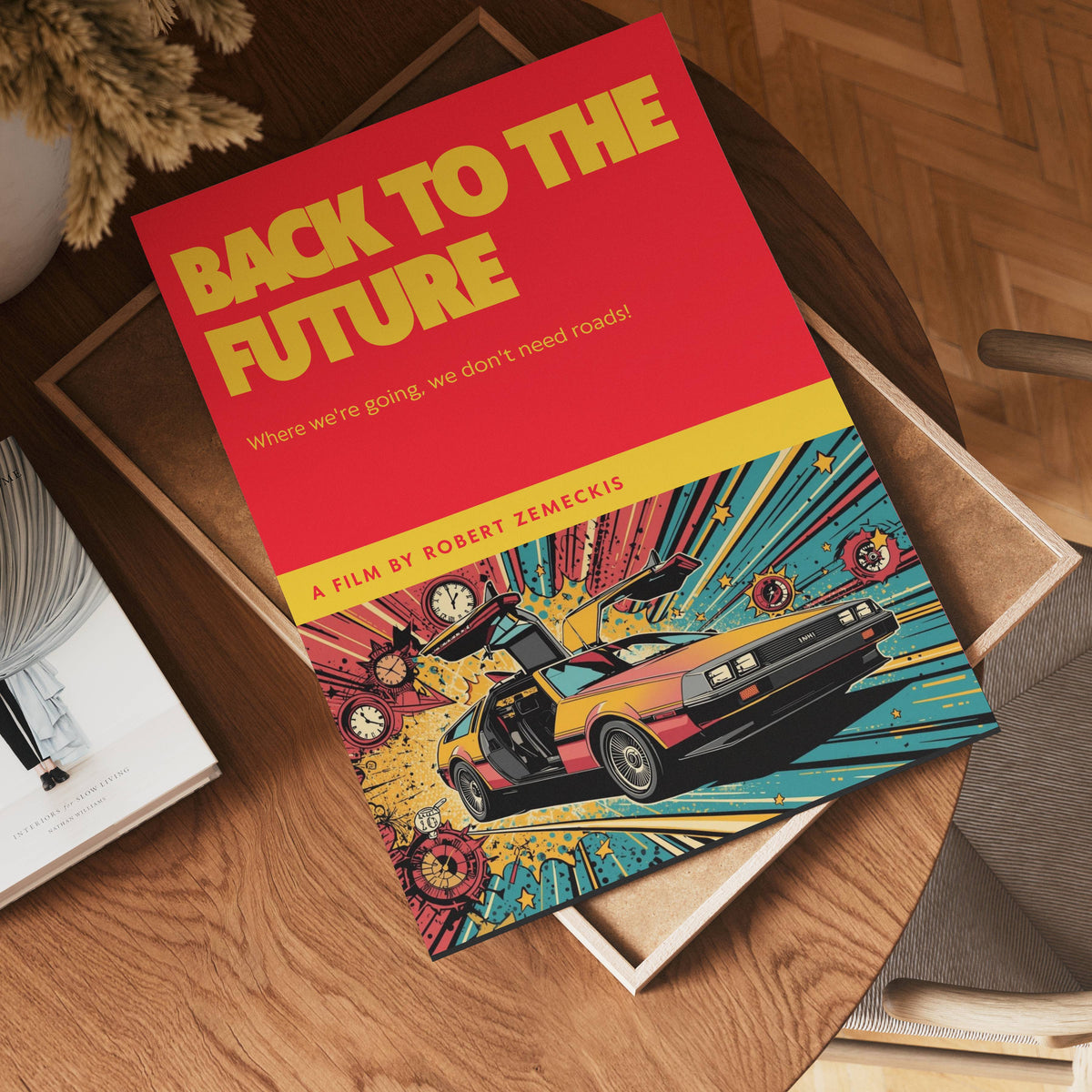 Back to the Future poster visad rakt fram – Bozetto affisch i hög tryckkvalitet i hög tryckkvalitet
