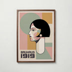 Bauhaus Bob Poster – valnötsram