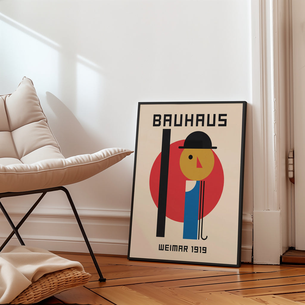 Bauhaus Gentleman Poster – i rum 1