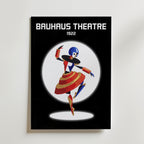 Bauhaus Theatre Poster – canvas utan passepartout