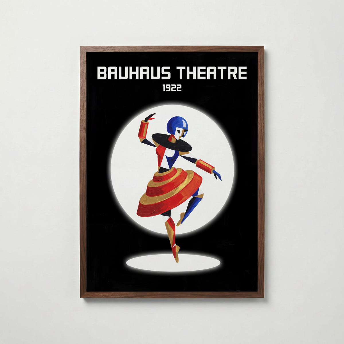 Bauhaus Theatre Poster – valnötsram
