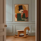 Bauhaus Top Hat Poster – i rum 3