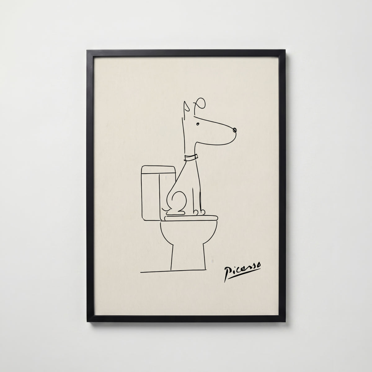 Pablo Picasso Whispering poster visad rakt fram – Bozetto affisch i hög tryckkvalitet