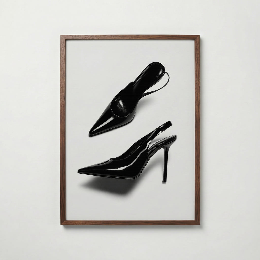 Patent Slingback Heels Poster – valnötsram