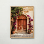 Bougainvillea Door Poster med ekram