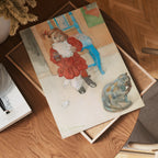 Carl Larsson Brita i poster visad rakt fram – Bozetto affisch i hög tryckkvalitet