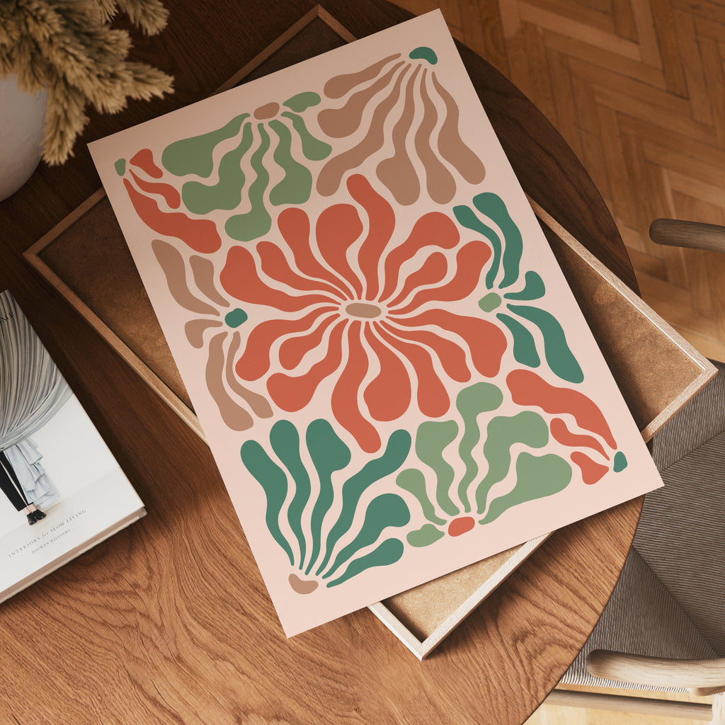 Bloom Spiral poster visad rakt fram – Bozetto affisch i hög tryckkvalitet i hög tryckkvalitet